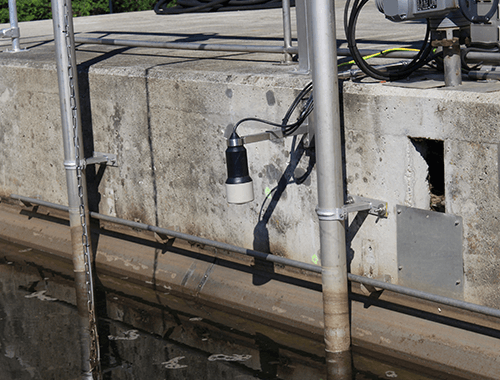 Pegelmessung-Wasserstandsüberwachung-Niveaumessung-Kläranlage-Becken